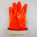 Uso de trabajo de invierno Aginst Frío PVC Guantes industriales