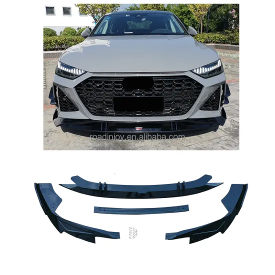 2019-2021 Audi RS7 Front Diffuser Black Lip