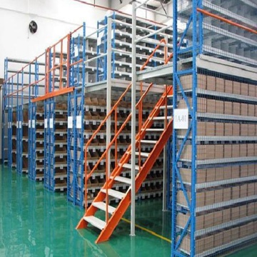 Warehouse Storage Stairs Rack Mezzanine Warehouse Storage Steel Loft Type Racking