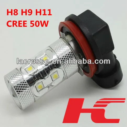 Top Brightness Originally led h11 h8 h9 bulb 50W