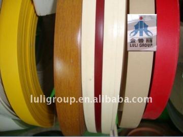 PVC Edge Banding (PVC band) with Solid Color and Wood Grain Color