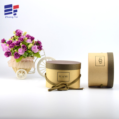 Tube top and bottom gift box