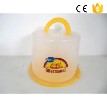 Cupcake Container Plastic Box Round Cake Box