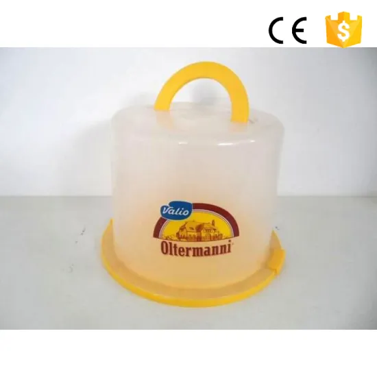 Cupcake Container Plastic Box Round Cake Box