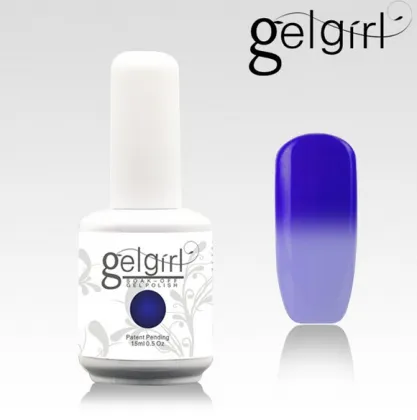 harmless color gel Gelgirl color changing gel polish manicure supplies temperature change gel nail polish