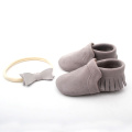 Indoor Unisex Newborn Toddler Baby Leather Moccasins