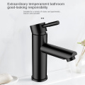 Wholesale Single Hole Hot Cold Black Basin Faucet