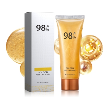 Private Label 24K Gold Deep Pore Cleansing Blackhead Removal Peel Off Face Mask