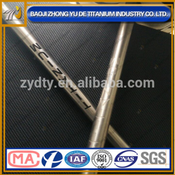 With Engrave letters of Good quality Gr9 Seamless titanium pipe in china