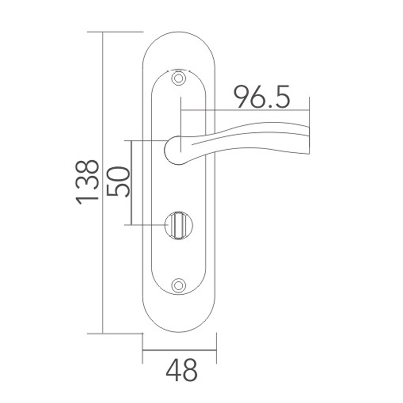 Stainless steel door lock OEM