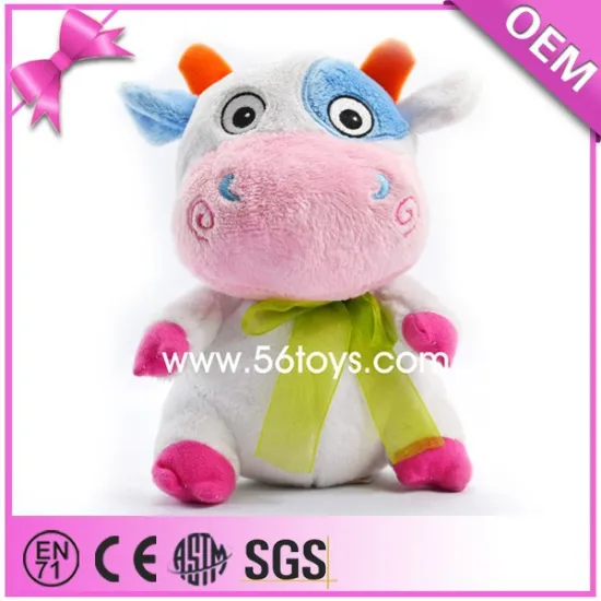 Gift Promotion Toy Mascot Super Soft Colorful Plush Cow