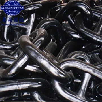 galvanized anchor chain black painted anchor chain cable