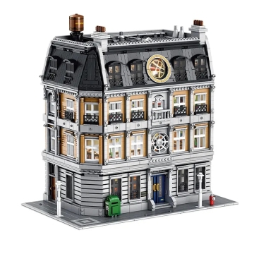 65464PCS Panlos Architecture Building Blocks Set: Educational Toy with Street View Models and Night Light Function for Kids