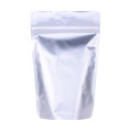 Plastic stand up food grade bag with foil inside