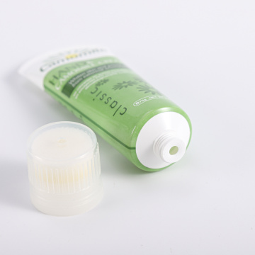 Tubo de base de aceite cosmético de plástico con aplicador de esponja