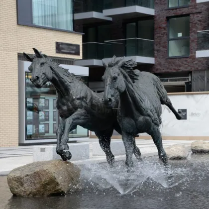 Best selling products carving running horse  supplier