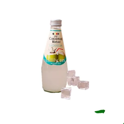 290ml glass bottle coconut water coconut juice drink original taste