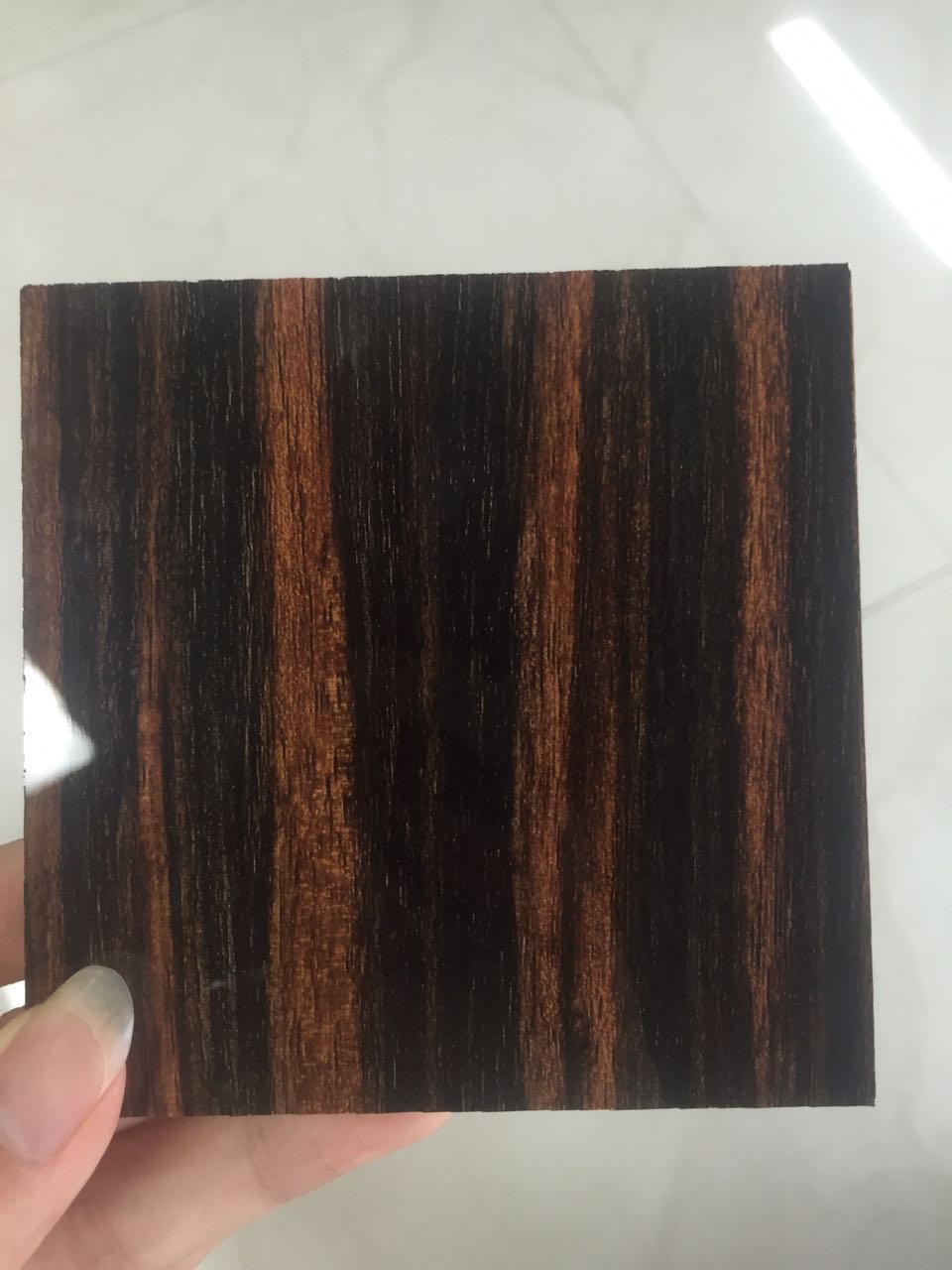 Moisture proof high gloss artificial marble uv board