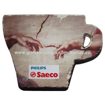 Hot-selling Cork Paper Cup-shaped Coaster, OEM Manufacturer