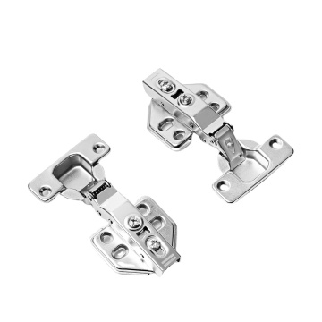 Junaobao 35mm Fully Overlay Concealed Soft Closing Hinges - Nickel Plated Hydraulic Hinges