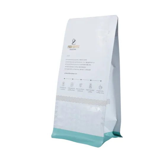 Tear-Resistant Customized Printed Kraft Paper Coffee Bags With Aroma Protection