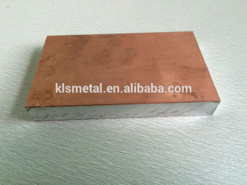 copper clad aluminum plate /copper clad alumium busbar/CCA busbar/CCA conductive plate
