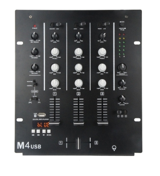 XTUGA M4 Professional de 3 canales de audio digital DJ DJ MEXER para Bar Party