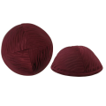 Satin/Linen/Velvet/Raw Silk/Suede Kippah for Men