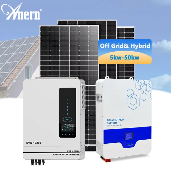 Complete Off-Grid Solar Hybrid System with Lithium Battery Energy Storage (8kW-15kW)
