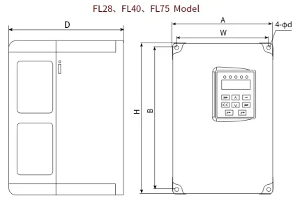 Fuling Inverter VFD for 1.5KW Spindle Motor: 0-1000Hz Operation at 220V