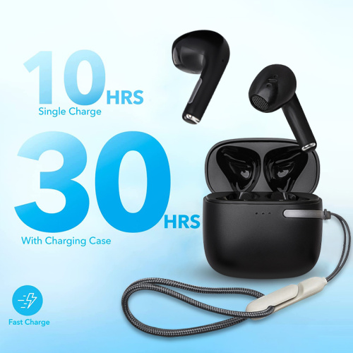 Earbuds wayarles v5.3 dengan panggilan jelas 4-mics dan ence membatalkan earbuds wayarles fon kepala telinga telinga earbuds wayarles