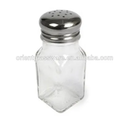 Stainless Steel Salt and Pepper Bottle salt and pepper shaker glass jar spice jar