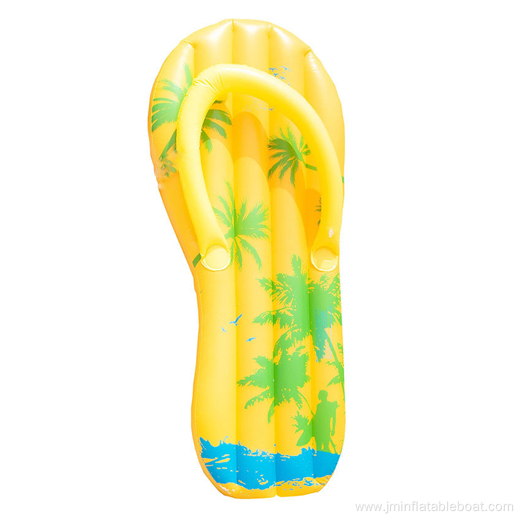 Pvc Inflatable flip flops beach games floating slipper