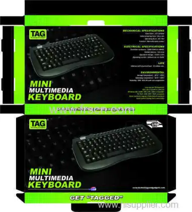 Laptop Slim Multimedia Chocolate Keyboard 