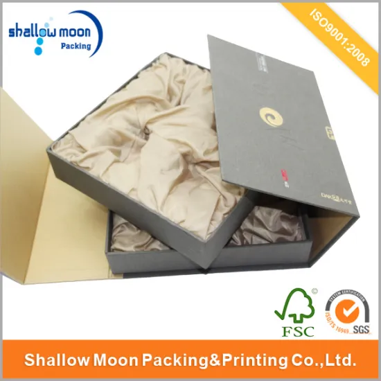 Chinese characters double layer packing paper box