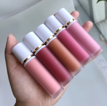 Waterproof Long-wearing Red Liquid Blush - Moisturizing White Tube with Private Label