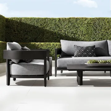 Aluminum Luxury Outdoor Modern Sofa Set for Garden Furniture