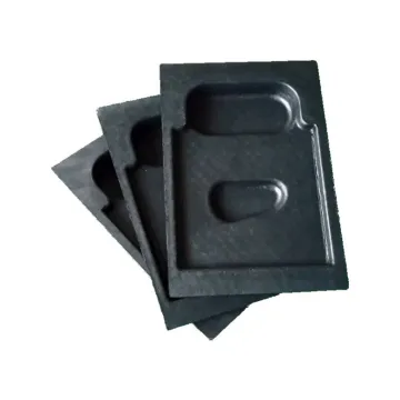 Paper Black Pulp Moulding Electronics Inner Packaging Tray
