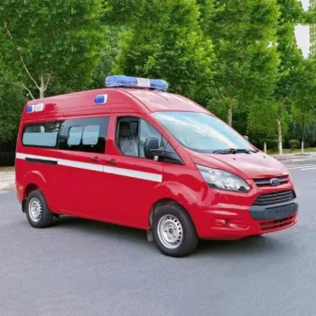 Jiangling Teshun gasoline Euro 6 ambulance