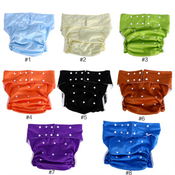 Adult Washable Cloth Diaper Adjustable Reusable Ultra Absorbent Incontinence Pants Nappy Leakproof Diaper Pants For Men & Women