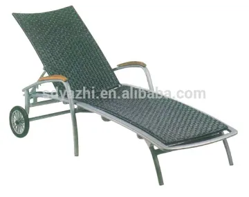 outdoor rattan hanging lounger furniture in wheel