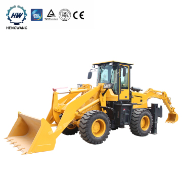 HENGWANG HW20-28 Trator de 2 toneladas Bucket Hydraulic Backhoe Loader - Preço da fábrica
