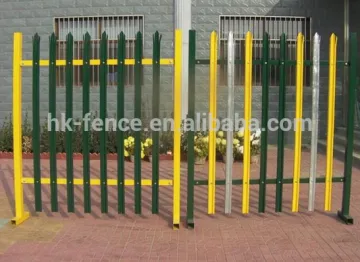 Cheap Wrought iron spear top Steel palisade Panel Security Fence