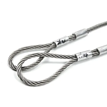 Wire rope cable sling for lifting