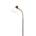 Black LED eye-caring floor lamp