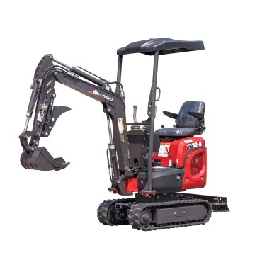 towable backhoe1.2T XN12-8small excavator earth moving machine