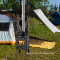 Portable Outdoor Cold Rolled Steel Wood Burning Camping Stove for Tent Heating