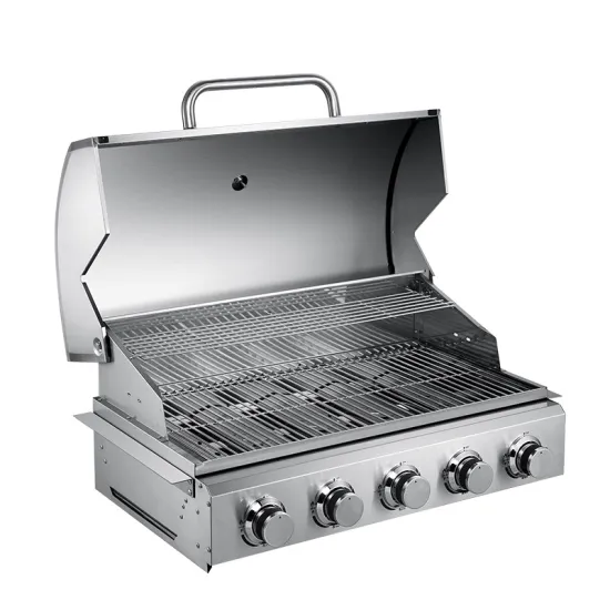 Wholesale Smokeless Round Grill bbq Propane Stove Long Service Life Restaurant Stainless Steel rotisserie Gas Oven BBQ Grill