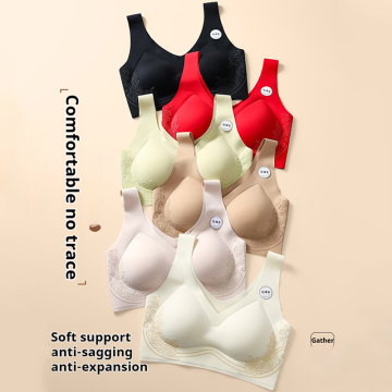 U-Shaped Back Three-Dimensional Drop Cup Push Up Bra - Traceless Smooth Women's Bra
