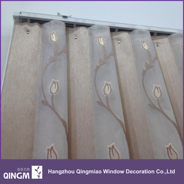 QINGM 100% polyester home decoration vertical blinds fabric